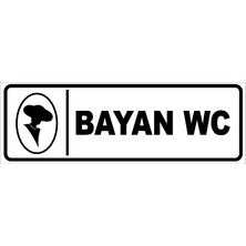 Vizyon Trafik Bayan Wc Levhası 10X30 0.4 mm Galvaniz Saç