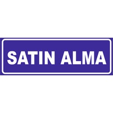 Vizyon Trafik Satın Alma Levhası 10X30 0.4 mm Galvaniz Saç