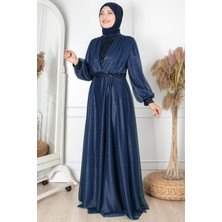 Fahima Eda Abiye Lacivert FHM872