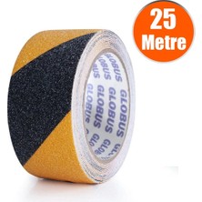 Globus Merdiven Zemin Kaydırmazlık Bandı 50 mm x 25 Metre