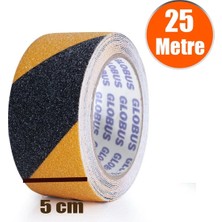 Globus Merdiven Zemin Kaydırmazlık Bandı 50 mm x 25 Metre