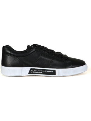 Hammer Jack Basel Deri Siyah Erkek Günlük Ayakkabı 102 20250-M