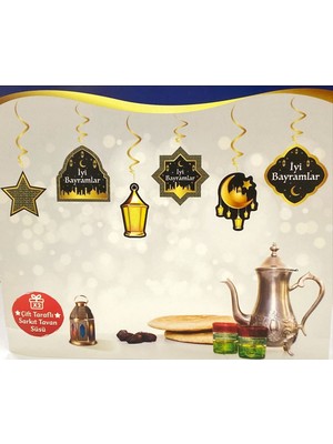 Kidspartim 6 Lı Tavan Süsü Iyi Bayramlar