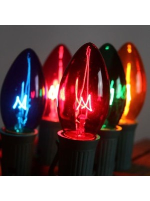 Gae 7 W Renkli Tuz Lambası Ampulu - Gece Ampulu E14 Duy (5 Adet) Renkli Parfüm Ampul
