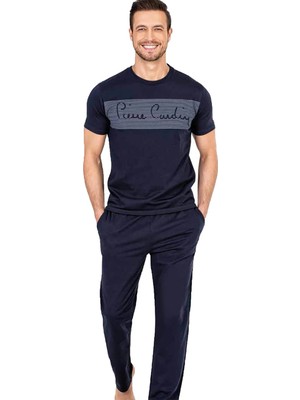 Pierre Cardin Yazılı Erkek Pijama Takım