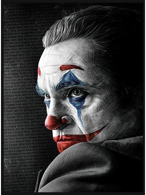 Trend Poster Joker Siyah Beyaz Poster