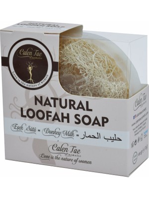 Calen Eşek Sütlü Doğal Kabak Lifli Sabun 2'li