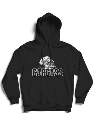 The Fame Carcass, Skull, Rock Metal Kapüşonlu Sweatshirt Hoodie