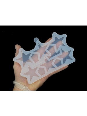 Epoksi Silikon Kalıp / 6lı Yıldız Kalıbı