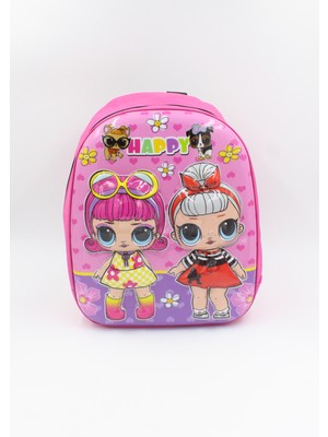 Chantaky 039 2006 Desenli 3 Boyutlu Pembe Okul Çanta