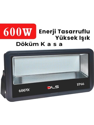 Dls 600W Led Projektör Park Bahçe Çevre Site Bina Tabela Dış Mekan Led Lamba