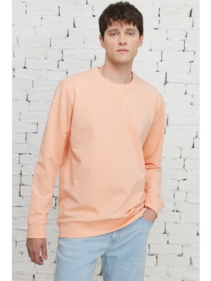 ALTINYILDIZ CLASSICS Erkek Yavruagzı Standart Fit Normal Kesim Bisiklet Yaka Sweatshirt