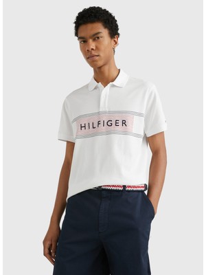 Tommy Hilfiger Beyaz Erkek Polo T-Shirt MW0MW30781YBR