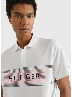 Tommy Hilfiger Beyaz Erkek Polo T-Shirt MW0MW30781YBR