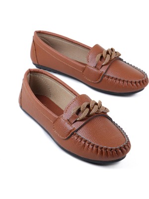 Vojo Zincir Halka Detaylı Rahat Taban Günlük Babet Ayakkabı