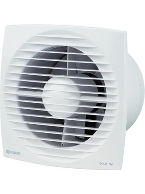 Blauberg BRAVO-150 Plastik Banyo Fanı Düşük Gürültü 305 m³/h 24W Beyaz Renk