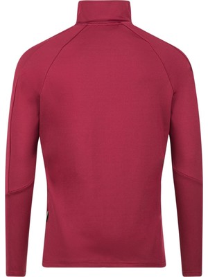 2AS Menza Tam Fermuarli Kadın Sweatshirt Bordo