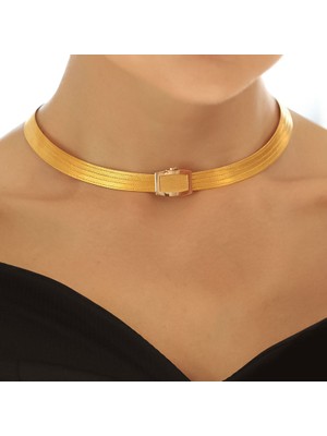 Engingold 22 Ayar Altın 5 Sıra Trabzon Hasır Kolye