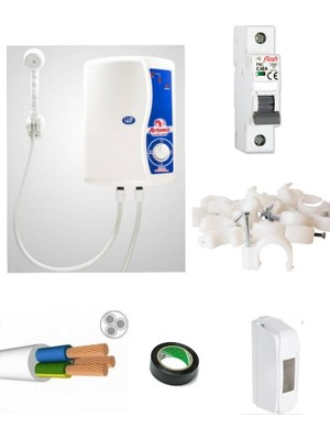 Artemis Elektro Model Elektrikli Şohben 10 mt Kablolu Tam Takım Set