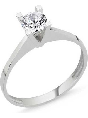 Engingold Altın Tektaş Yüzük 14 Ayar