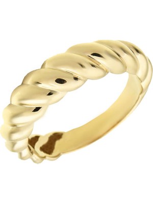 Engingold 14 Ayar Altın Istiridye Model Yüzük