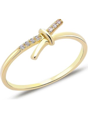 Engingold 14K Altın Cabaret Düğüm Yüzük