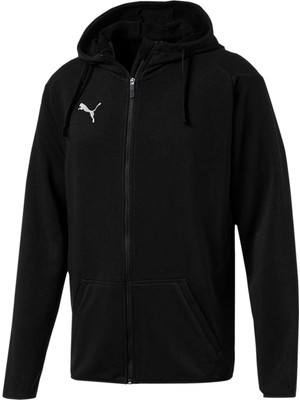 Puma Liga Casual Hoody Jacket Erkek Futbol Ceketi 65577103 Siyah