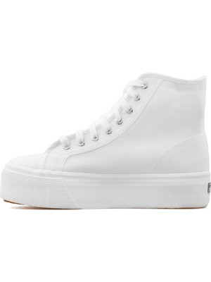 Superga 2708 Hi Top Kadın Günlük Ayakkabı S41273W-901-SP Beyaz