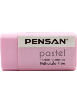 Pensan Orta Boy Silgi Pastel Renkler No:24 (PS24P) 4 Adet