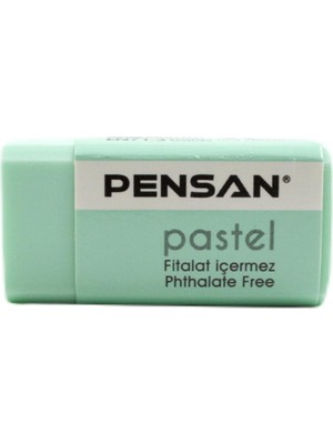 Pensan Orta Boy Silgi Pastel Renkler No:24 (PS24P) 4 Adet