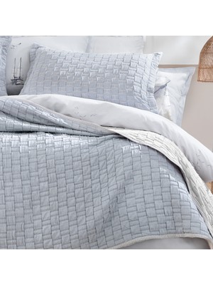 Yataş Bedding Velma Çift Kişilik Yatak Örtüsü Seti - Indigo/bej