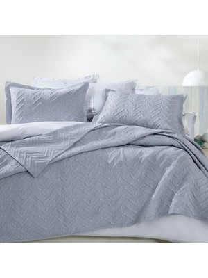 Yataş Bedding Curly Tek Kişilik Yatak Örtüsü Seti - Indigo