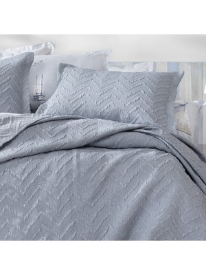 Yataş Bedding Curly Tek Kişilik Yatak Örtüsü Seti - Indigo