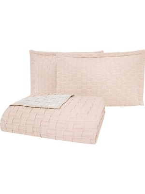 Yataş Bedding Velma Tek Kişilik Yatak Örtüsü Seti - Blush/ekru