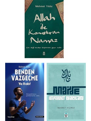Timaş Yayınları Allah ile Konuşturan Namaz / Benden Vazgeçme Ya Rab / Maide