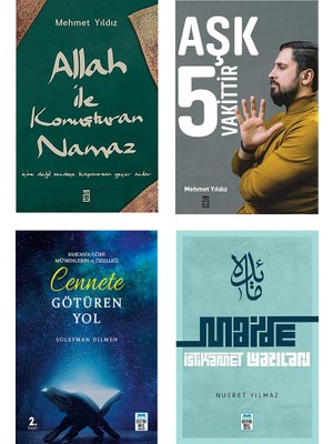 Timaş Yayınları Allah ile Konuşturan Namaz / Aşk 5 Vakittir / Cennete Götüren Yol / Maide