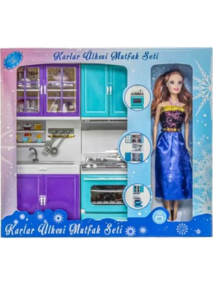 Olgun Home Karlar Ülkesi 2'li Fırın Lavabo Bebekli