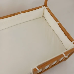 G&G Baby 90X190 cm Montessori Yataklar Için Yan Koruma Seti Ekru