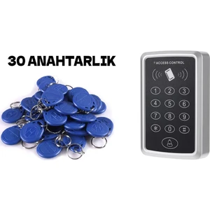 Electrimax 1 Adet Şifreli Kapı Kilidi 30 Adet Anahtarlık