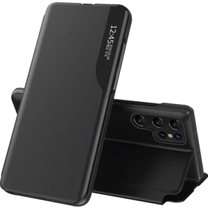 For Samsung Galaxy S23 Ultra Manyetik Kapatma Koruyucu Kılıf Anti-Fall View Pencere Folio Flip Kapak Stand ile Pu Deri Telefon Kılıfı (Yurt Dışından)