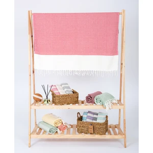 Balıksırtı Desenli %100 Pamuk Plaj, Hamam Peştamal, Banyo, Misafir, Havuz, Spa Havlusu 90X190 cm