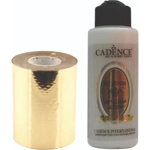 Ankara Hobi Cadence Altın Rulo Varak 10 M +120 ml Süt Mixion