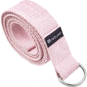 Doğal %100 Pamuk Yoga Kemeri Açık Pembe 184 cm