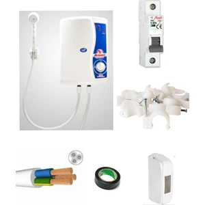 Elektro Model Elektrikli Şohben 3mt Kablolu Tam Takım Set