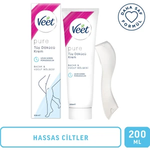 Pure 200ML Tüy Dökücü Krem Hassas Ciltler