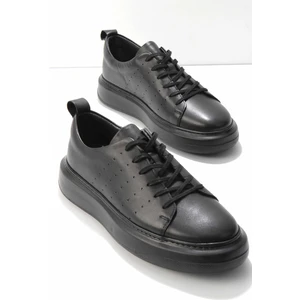 Siyah Leather Erkek Sneaker E01811338203