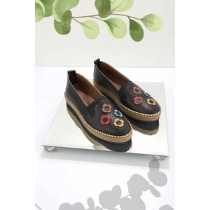 Siyah Leather Kadın Casual Ayakkabı K01300301503
