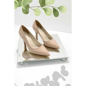 Bej  Kadın Klasik Topuklu Ayakkabı K01231304309