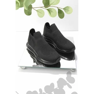 Siyah Triko  Kadın Sneaker K01703102782