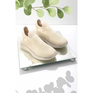 Bej Triko  Kadın Sneaker K01703102782
